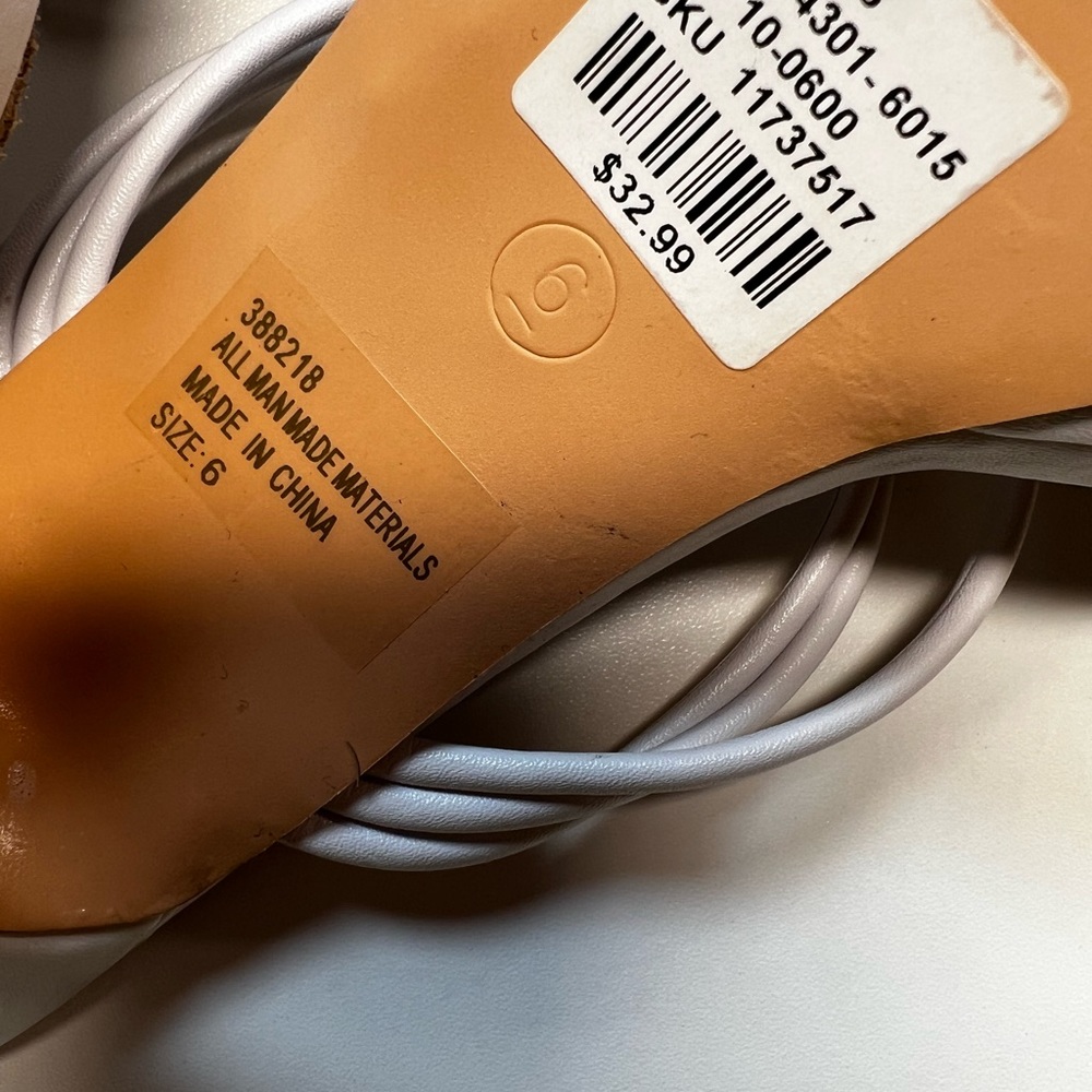 White Charlotte Russe high heels